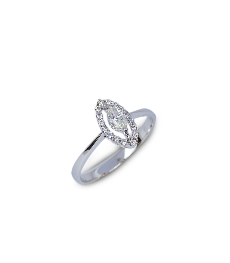Marquiste Diamond Ring