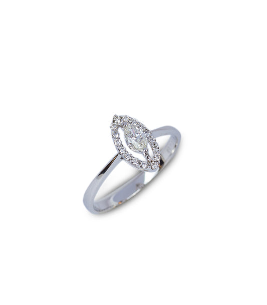 Marquiste Diamond Ring