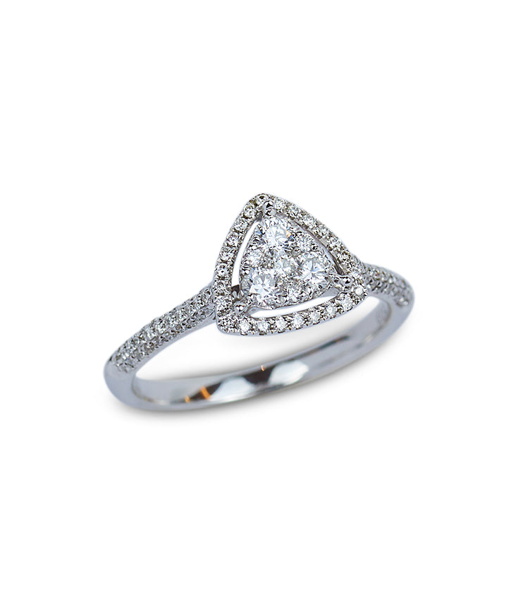 Diamante Trapeze Ring