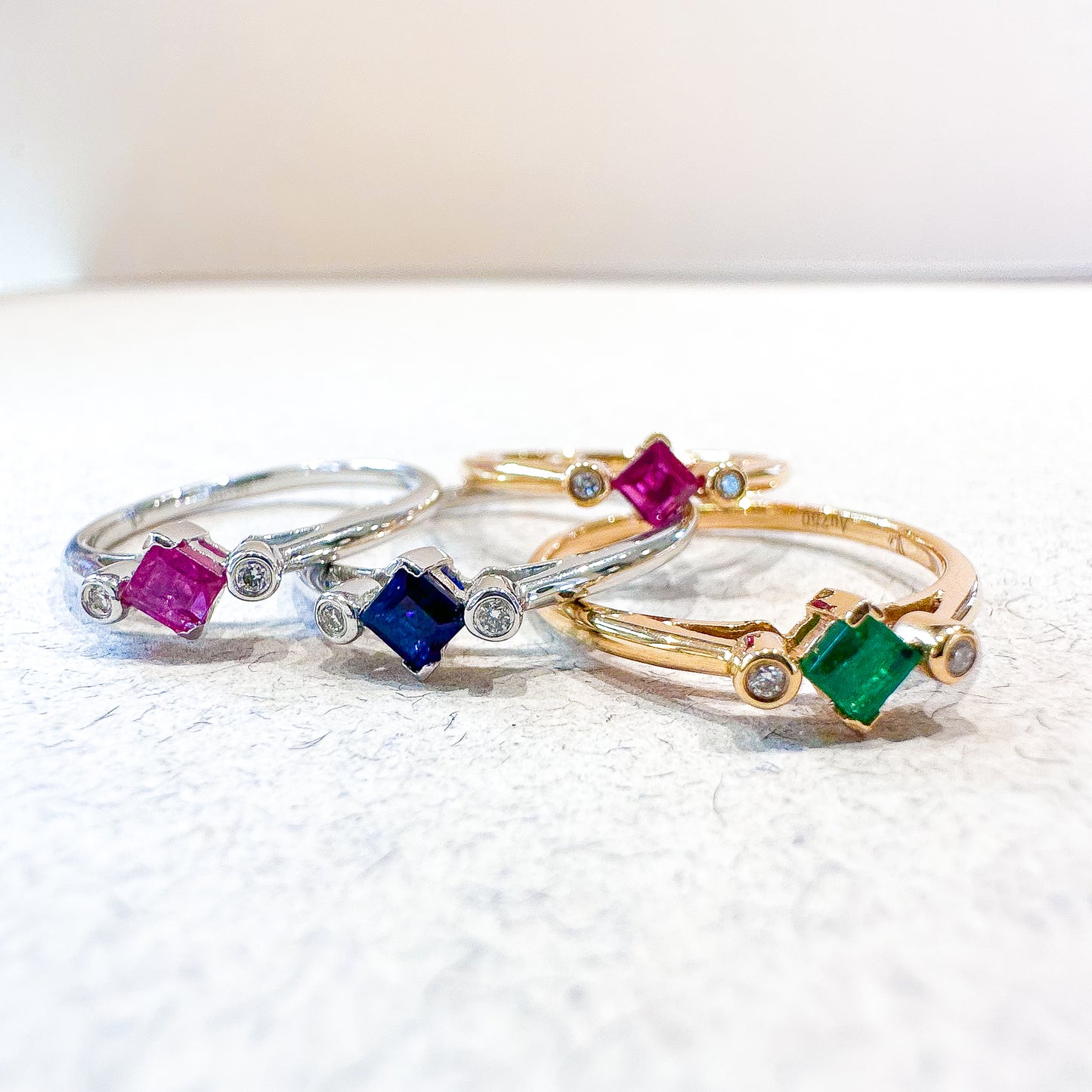 Emerald Petite Bibelot Ring