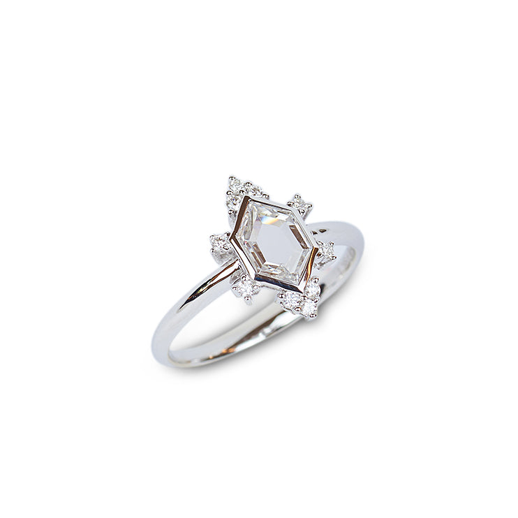 Diamanté Frost Ring
