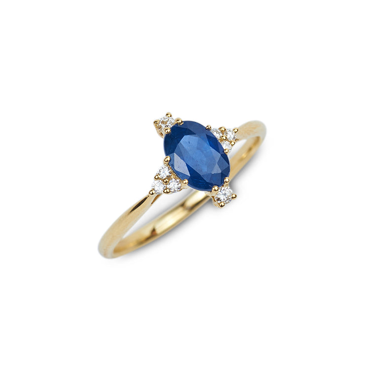 Glitterati Sapphire Diamond Ring
