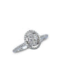 Diamante Oval Ring