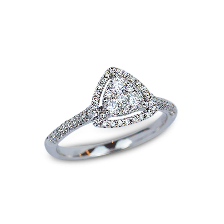 Diamante Trapeze Ring
